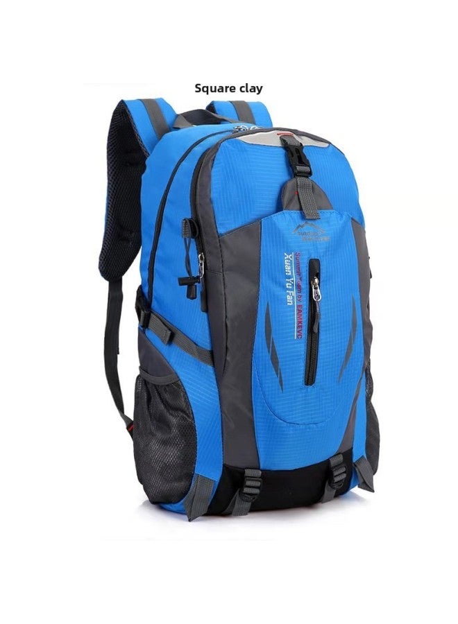 Mountaineering Bag Outdoor Lightweight Travel Hiking Mountain Climbing Backpack Water-repellent Bag Backpack For Men And Women Outgoing Backpack Factory-Color:Dark Blue-Capacity:Lightweight Model Wi - Image 4